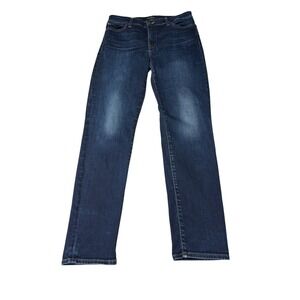 Lucky Brand Women 10/30 L30  Straight Leg Jeans Dark Wash Orta Premium Denim
